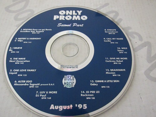 Only promo second - only, part
