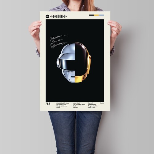 Poster daft punk accesso - poster,